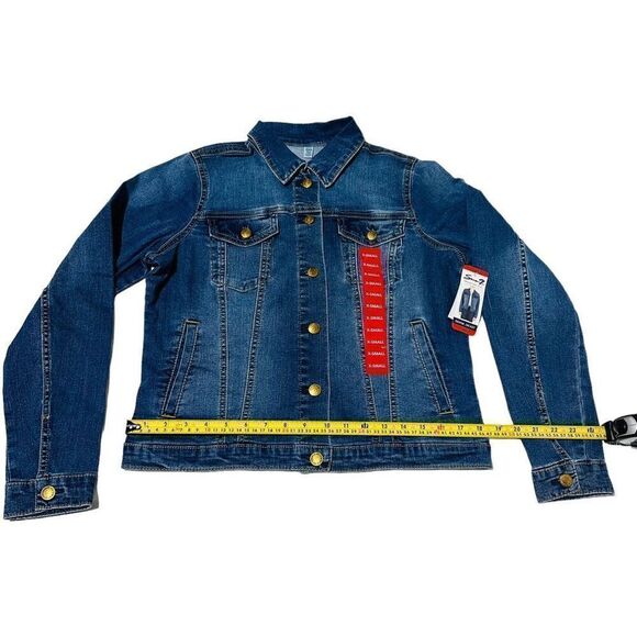 Seven7 Women's Kramer Highline Denim Jacket - Modern Twist on Classic Style Size - Picture 7 of 9